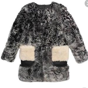COACH Curly Shearling Coat